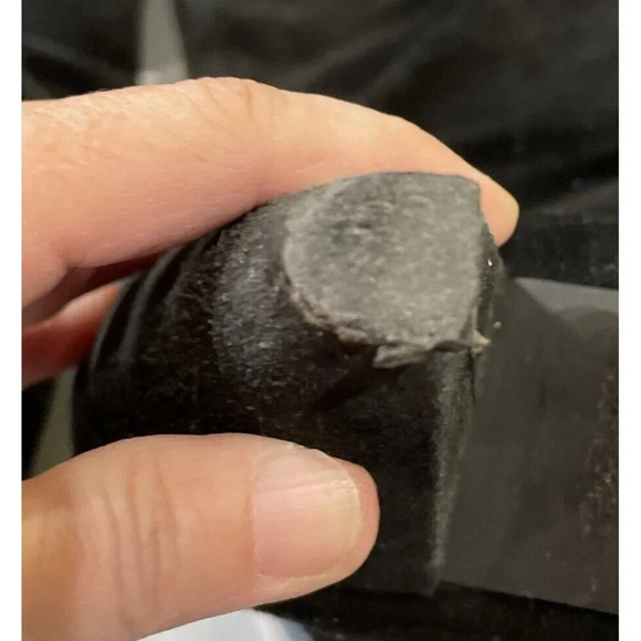 Jessica Simpson Size‎ 8.5 M Angie Black Split Suede Heeled Boots Over The Knee - Picture 8 of 11